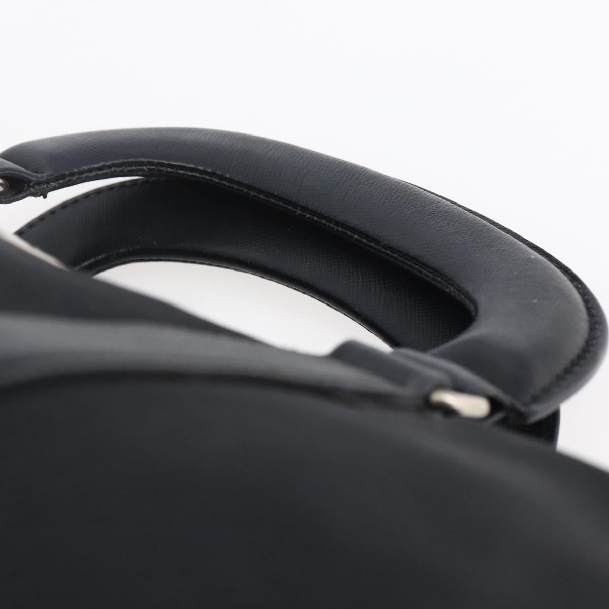 Prada Vintage Zip Handbag Tessuto, BLACK, NYLON, Handbag