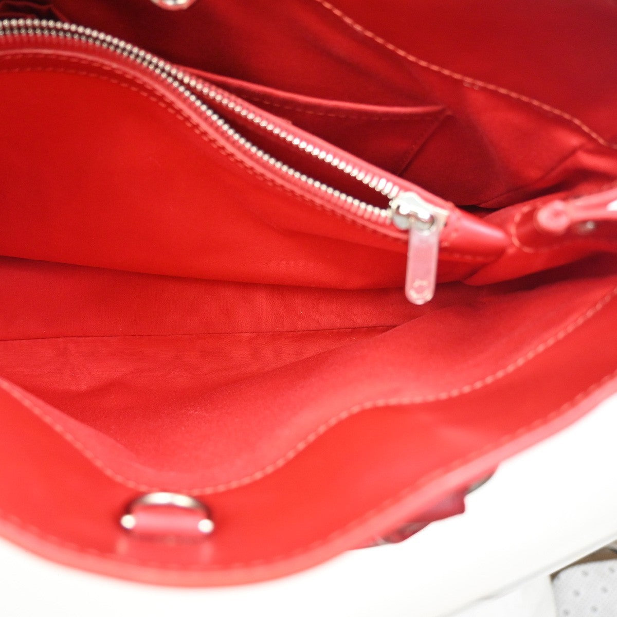 Louis Vuitton Passy Tote Epi Leather, RED, LEATHER, Tote bag