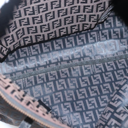 Fendi Roll Tote Zucca Canvas, BROWN, CANVAS, Tote bag