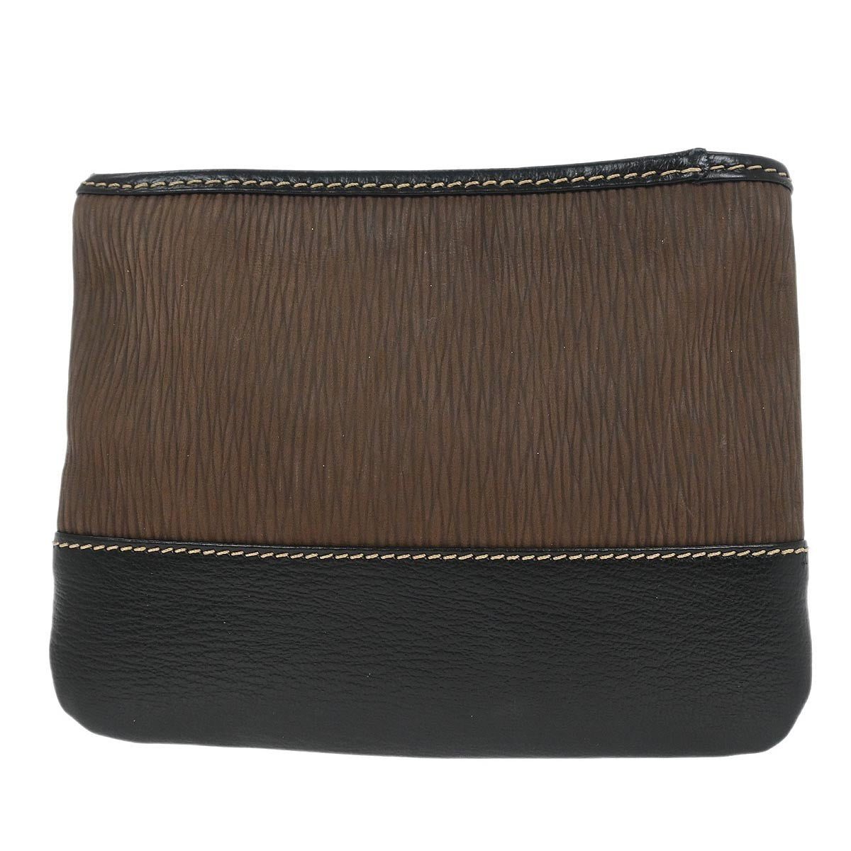 Loewe Velazquez Clutch Bag Leather, Brown, Leather, Clutch