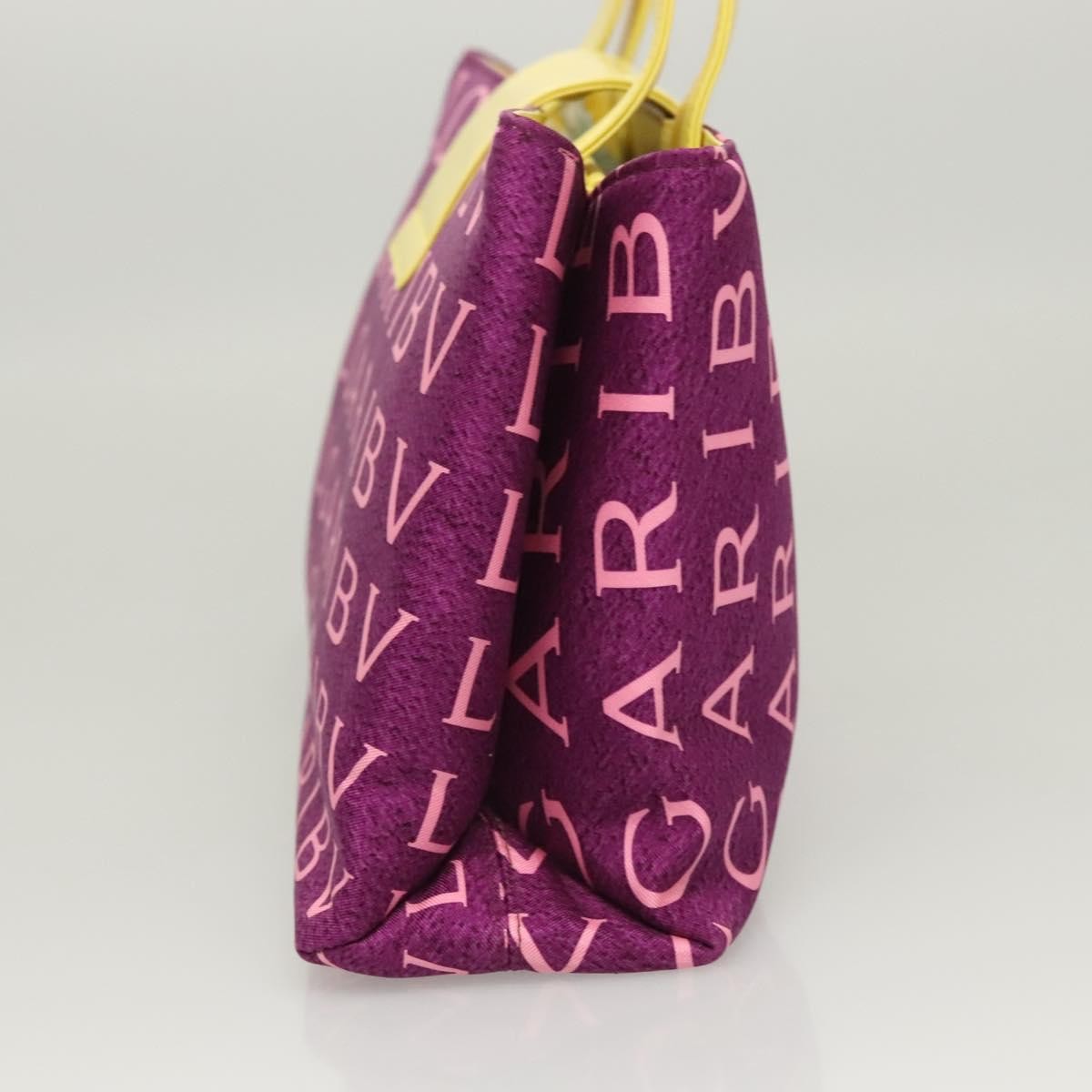 Bvlgari B.Zero1 Logomania Bag Canvas with Leather, PURPLE, NYLON, Shoulder bag