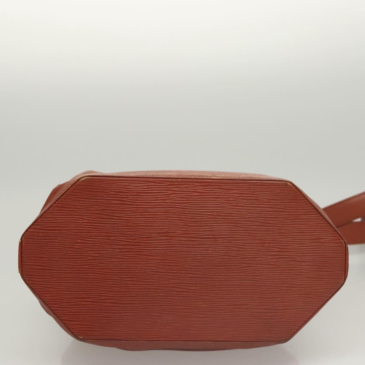 Louis Vuitton Vintage Sac d'Epaule Handbag Epi Leather, BROWN, LEATHER, Shoulder bag