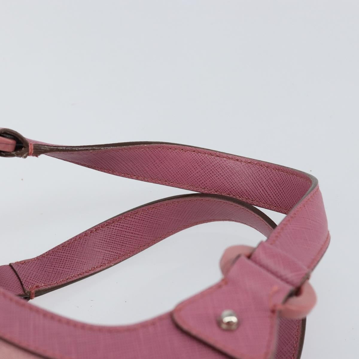 Salvatore Ferragamo Gancini handbag Suede, PINK, SUEDE, Handbag