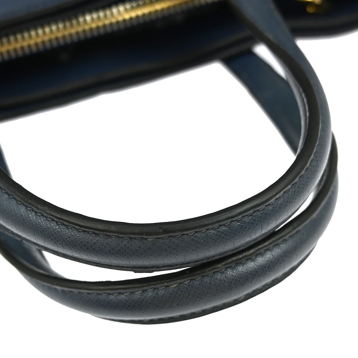 Prada Soft Triple Pocket Convertible Tote Saffiano Leather, BLUE, LEATHER, Tote bag