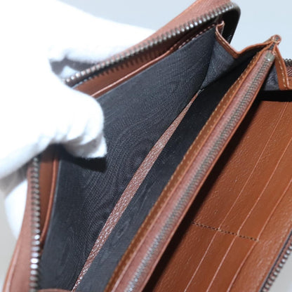 Gucci Diana Zip Around Wallet Leather, BROWN, LEATHER, Wallets