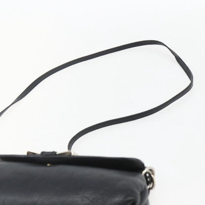 Chloe Lily Shoulder bag Leather, BLACK, LEATHER, Shoulder bag