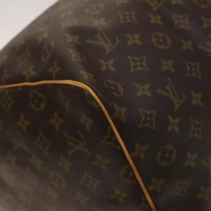 Louis Vuitton Keepall Bag Monogram Canvas, BROWN, CANVAS, Travel bag