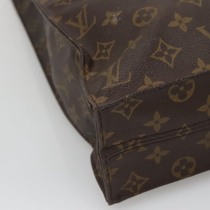 Louis Vuitton Sac Plat Bag Monogram Canvas, BROWN, CANVAS, Handbag