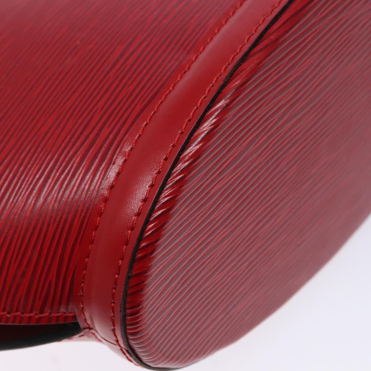 Louis Vuitton Saint Jacques Handbag Epi Leather, RED, LEATHER, Handbag