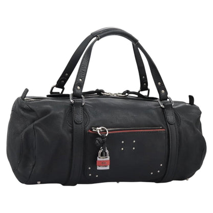 Chloe Paddington travel bag Leather, BLACK, LEATHER, Travel bag