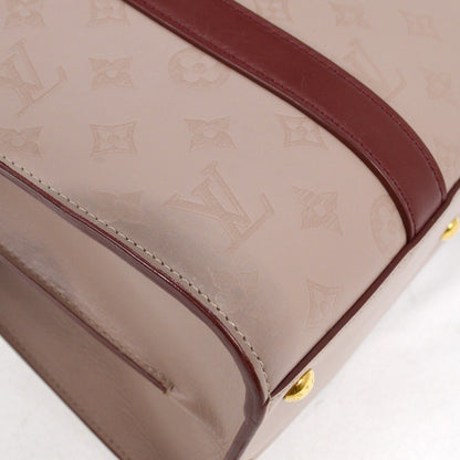 Louis Vuitton Very Tote Monogram Leather, BURGUNDY, LEATHER, Tote bag