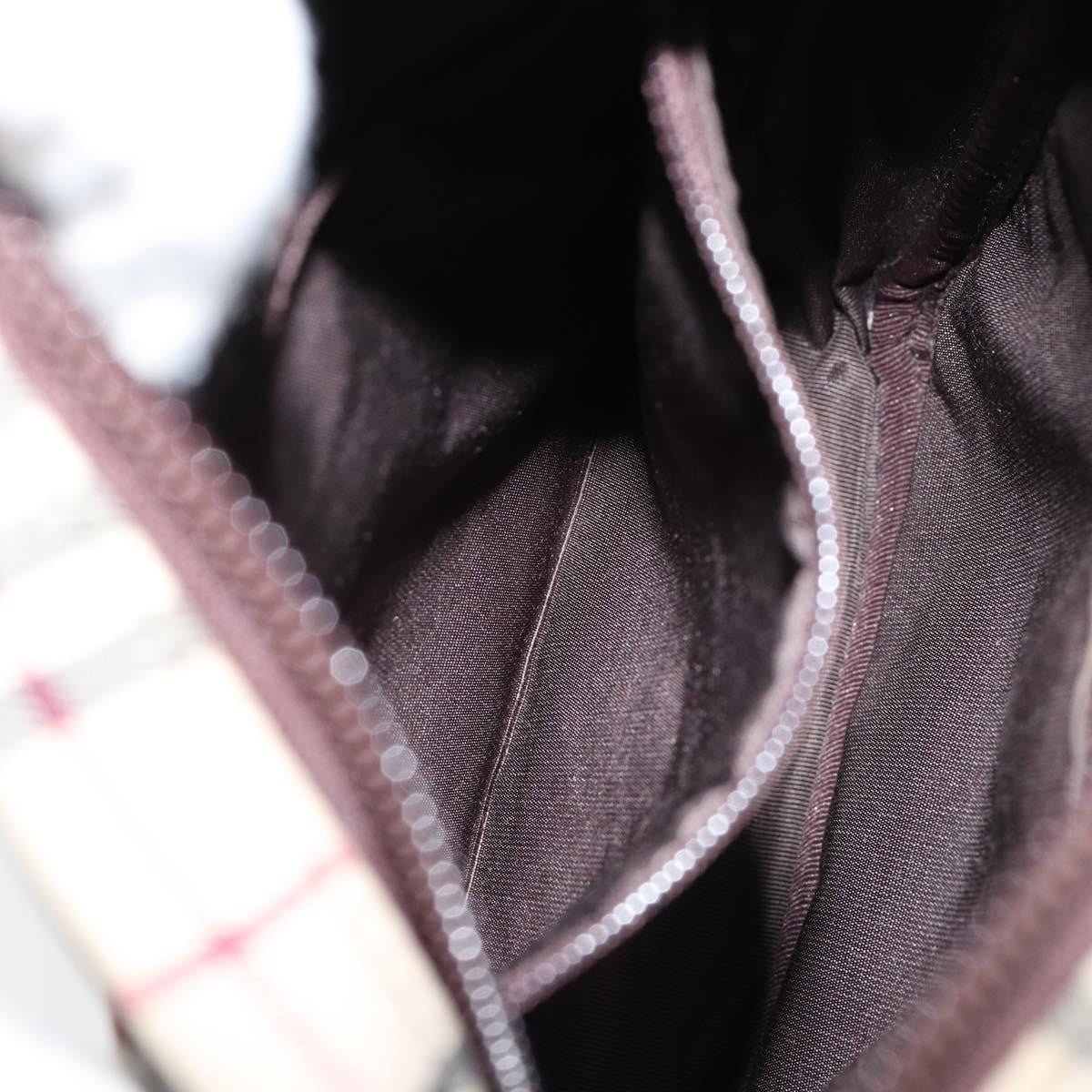 Burberry Nova check Shoulder bag Canvas and Leather, BEIGE, CANVAS, Shoulder bag