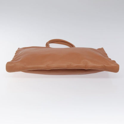 Loewe Anagram handbag Leather, BROWN, LEATHER, Handbag