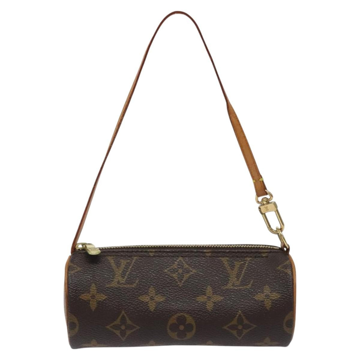 Louis Vuitton Papillon Pochette Monogram Canvas, BROWN, CANVAS, Handbag