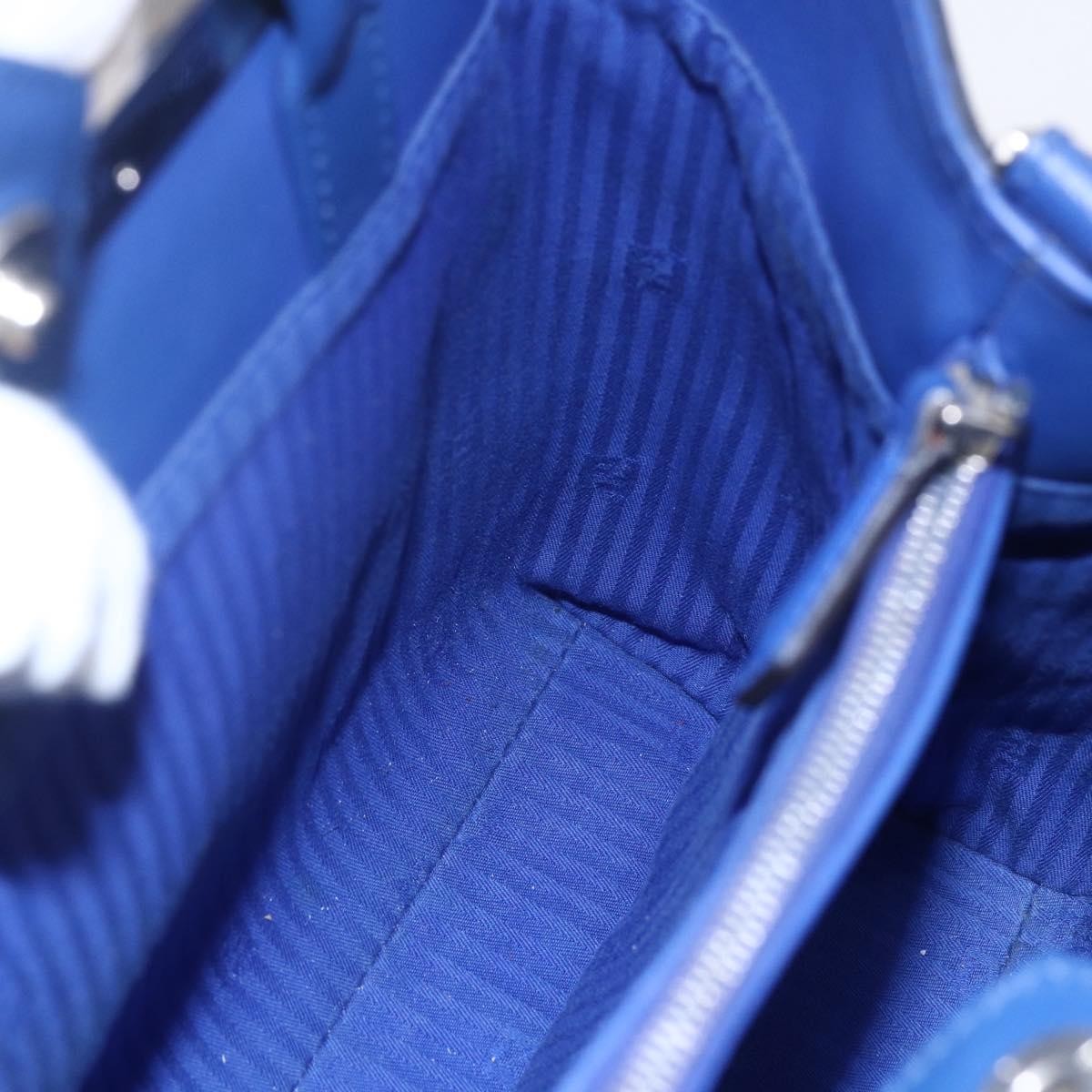 Fendi 2Jours Bag Leather, BLUE, LEATHER, Handbag