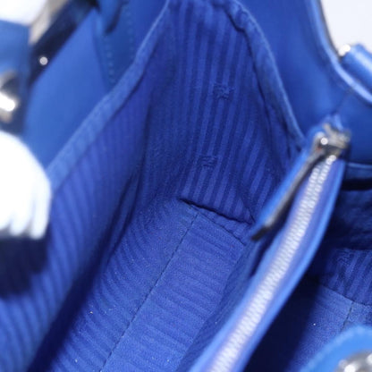 Fendi 2Jours Bag Leather, BLUE, LEATHER, Handbag
