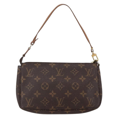 Louis Vuitton Pochette Accessoires NM Monogram Canvas, BROWN, CANVAS, Clutche & pouche