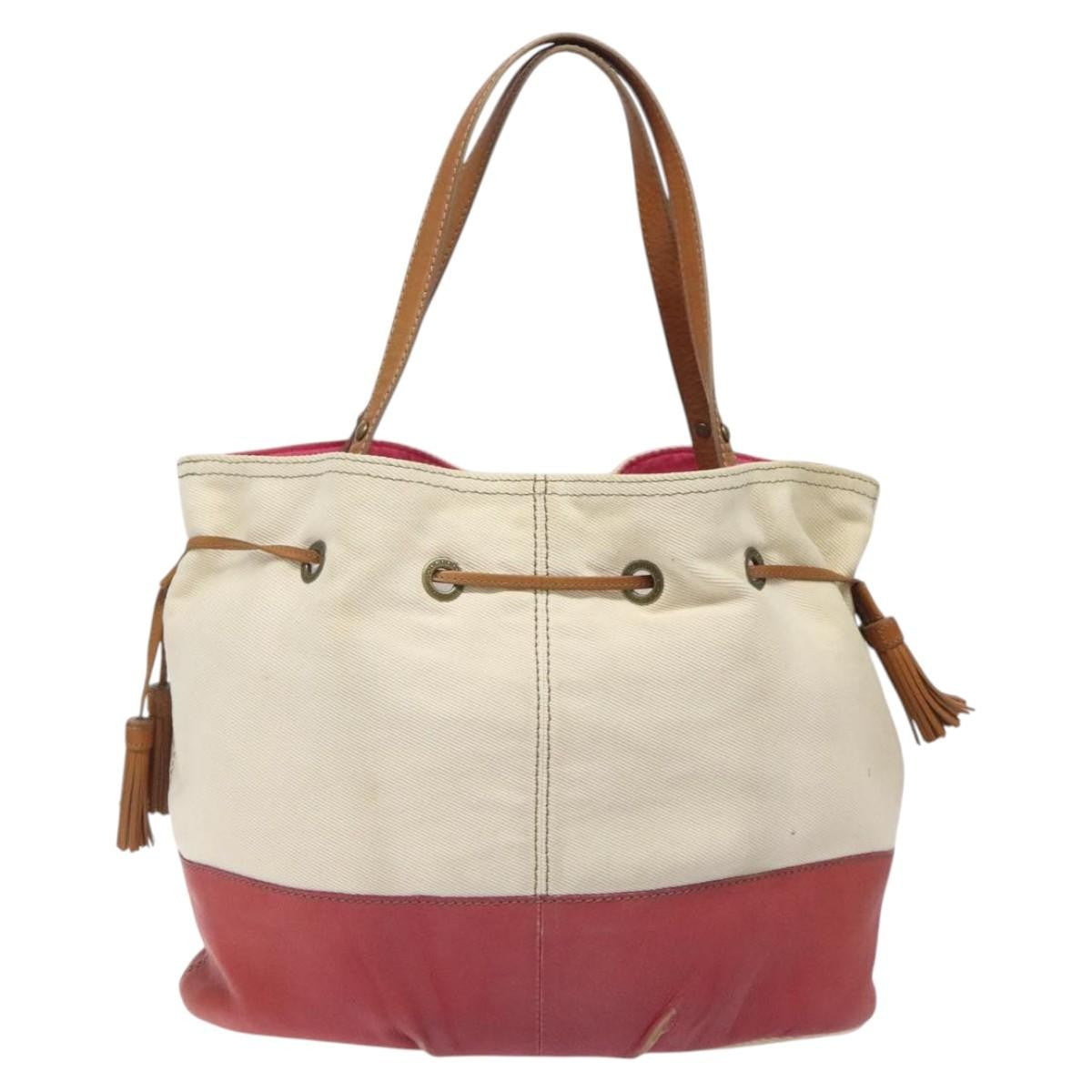 Burberry Blue Label Tote Bag Canvas, BEIGE, CANVAS, Tote bag