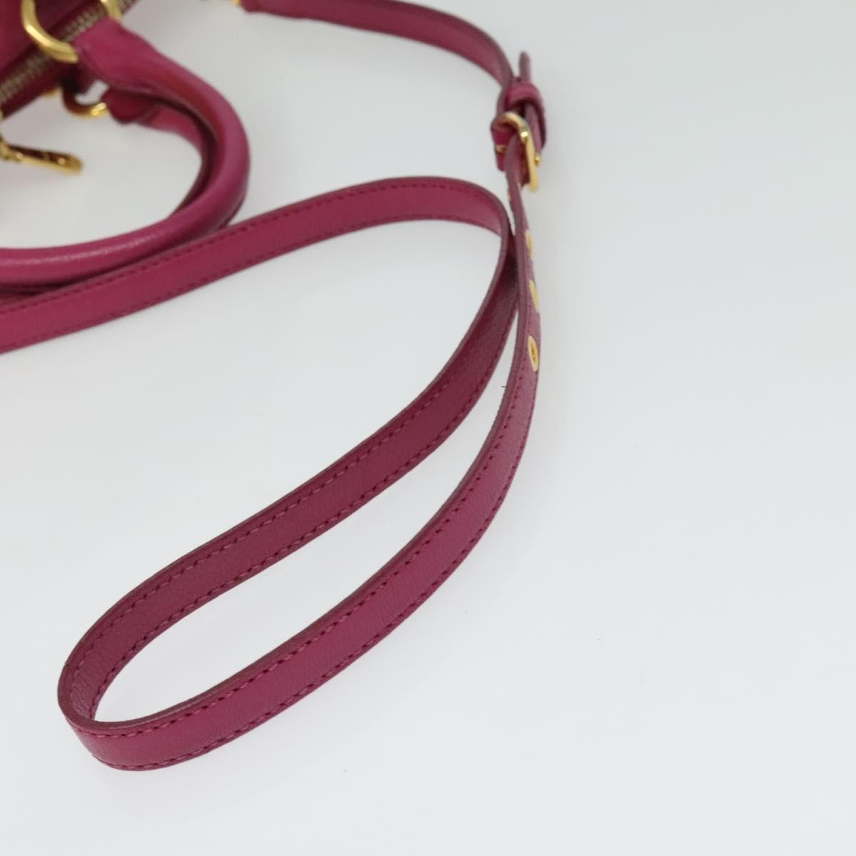 Miu Miu Madras Bowler Bag Leather, PINK, LEATHER, Handbag