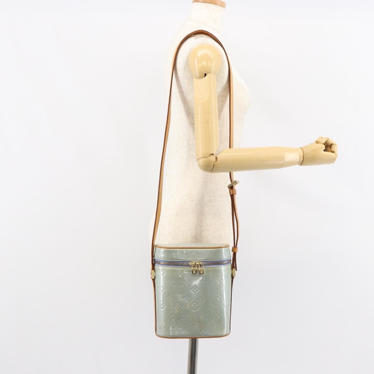 Louis Vuitton Sullivan Handbag Monogram Vernis, GRAY, PATENT_LEATHER, Shoulder bag