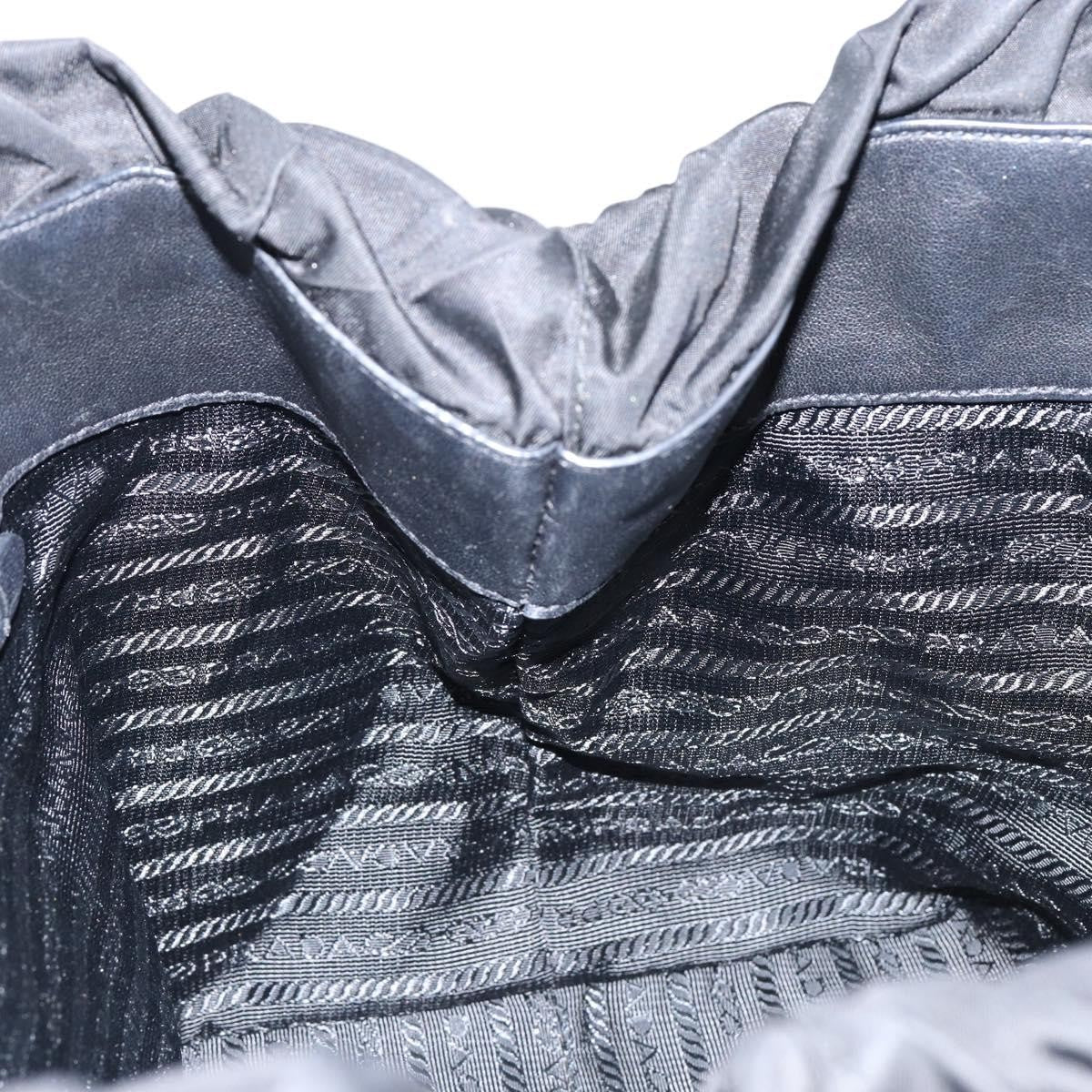 Prada Vintage Handbag Tessuto, BLACK, NYLON, Handbag