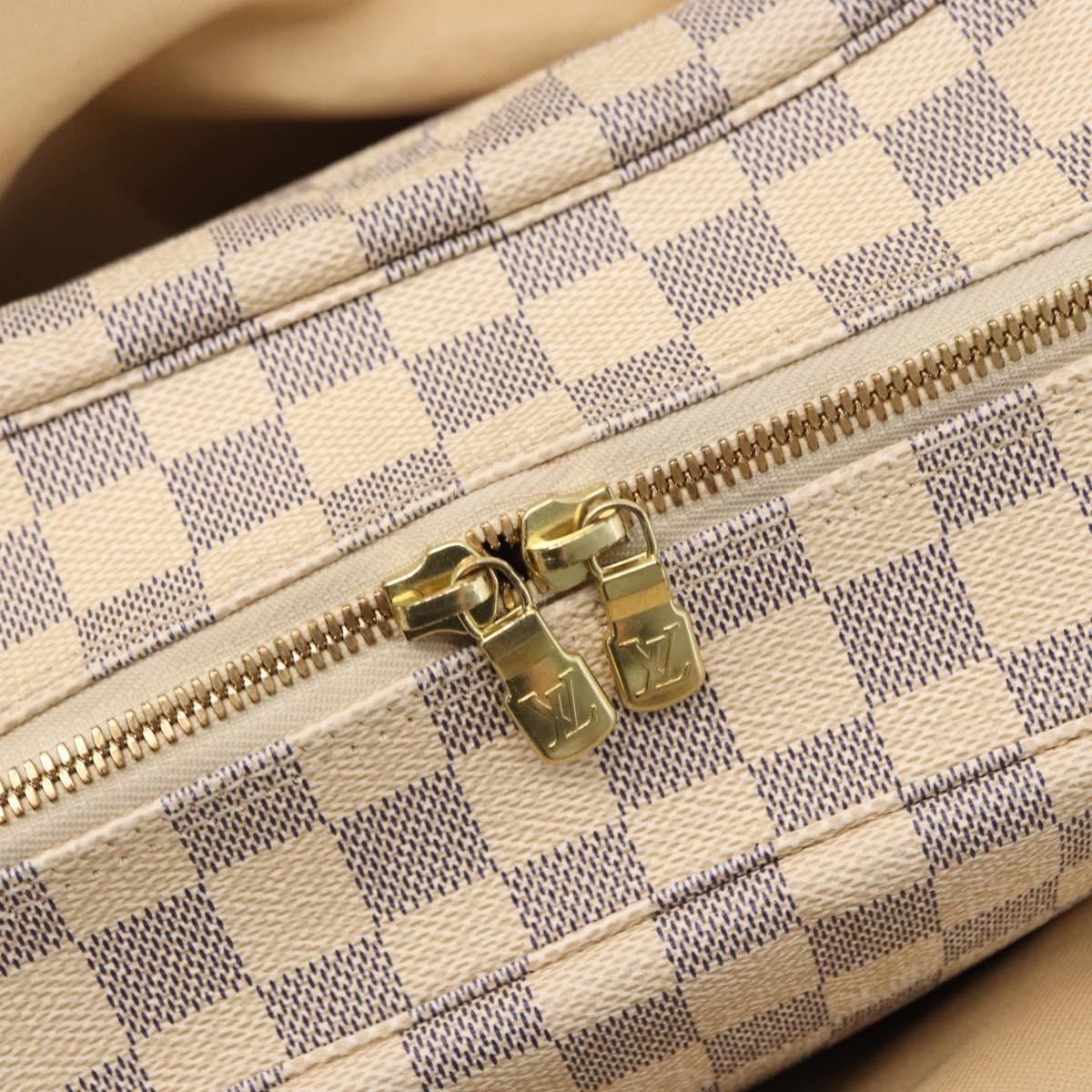 Louis Vuitton Naviglio Handbag Damier, WHITE, CANVAS, Shoulder bag