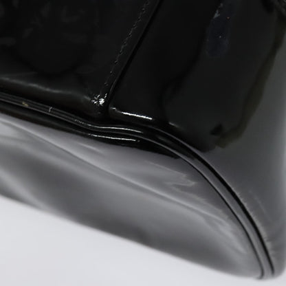 Chanel Vanity pouch Leather, BLACK, PATENT_LEATHER, Toiletry Case