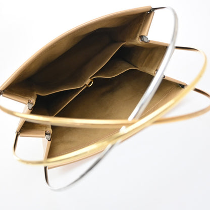 cartier Trinity Hand bag Leather, Beige, Leather, Handbag
