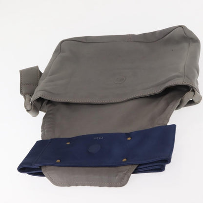 Chloe Vintage Flap shoulder bag Leather, GRAY, LEATHER, Shoulder bag