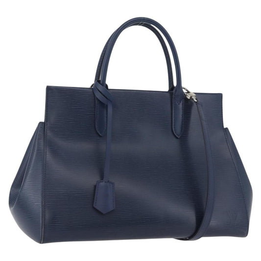 Louis Vuitton Marly Handbag Epi Leather, Blue, Leather, Handbag