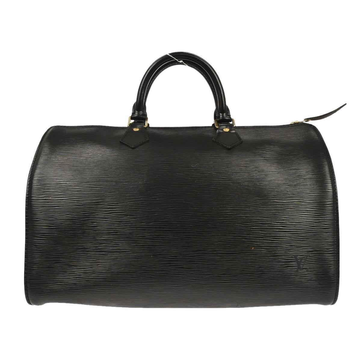 Louis Vuitton Speedy Handbag Epi Leather, BLACK, LEATHER, Handbag