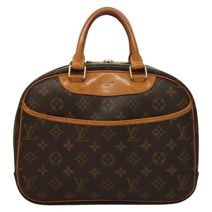 Louis Vuitton Trouville Handbag Monogram Canvas, BROWN, CANVAS, Handbag