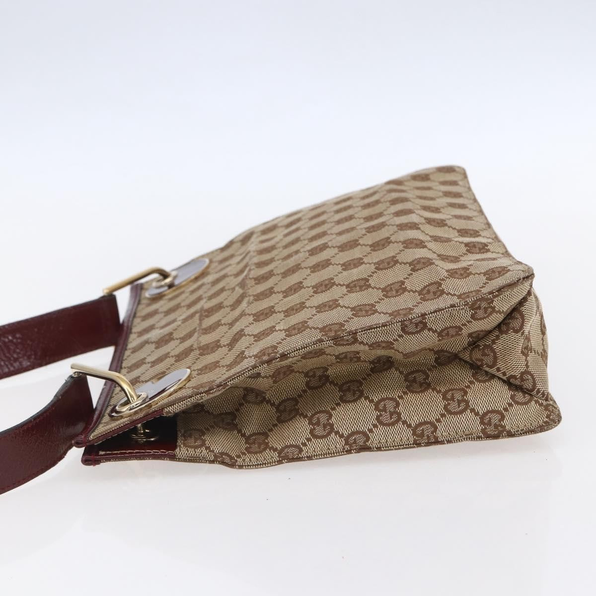 Gucci Eclipse Messenger GG Canvas, BEIGE, CANVAS, Shoulder bag