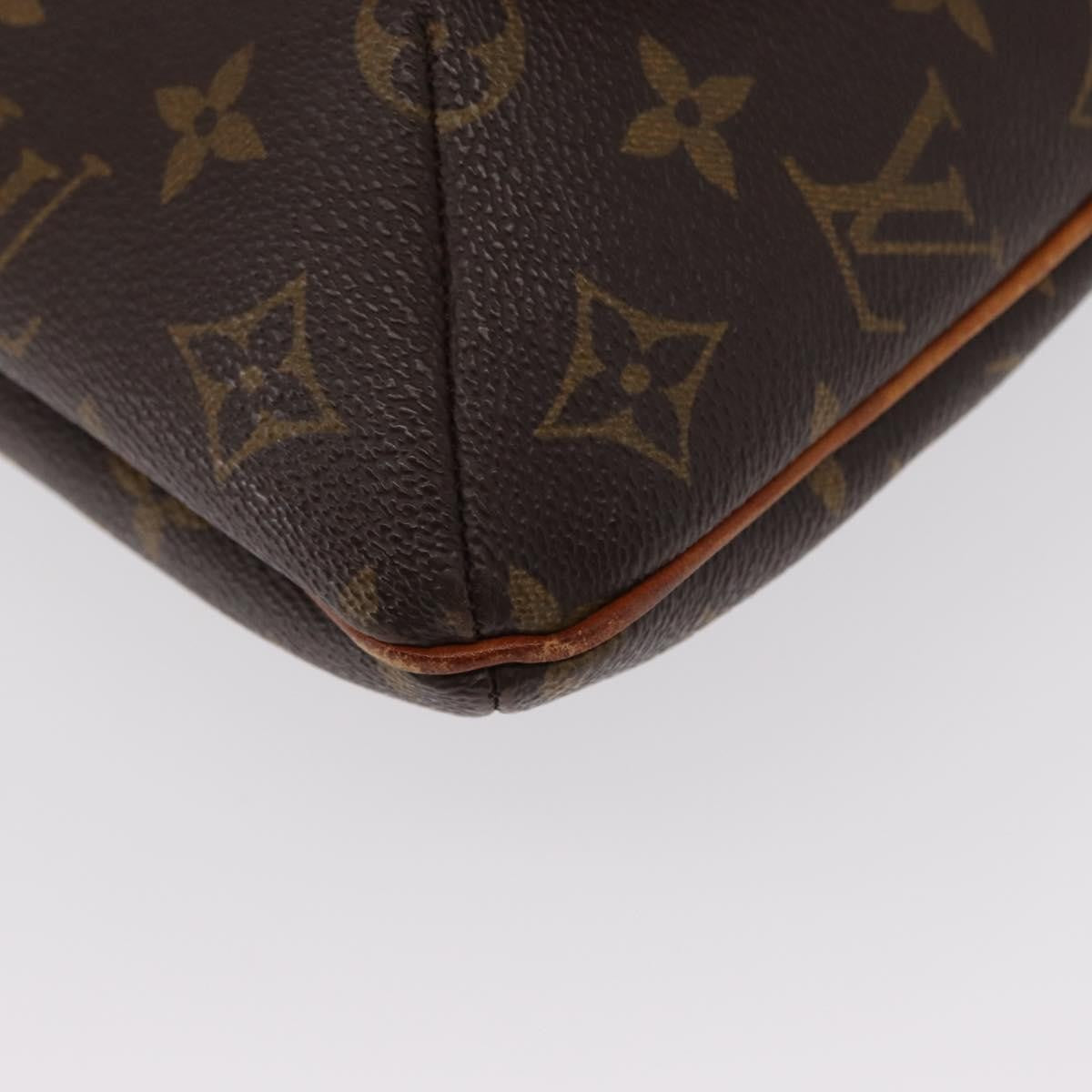 Louis Vuitton Musette Salsa Handbag Monogram Canvas, BROWN, CANVAS, Shoulder bag