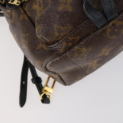 Louis Vuitton Palm Springs Backpack Monogram Canvas, BROWN, CANVAS, Backpack
