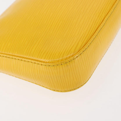Louis Vuitton Pochette Accessoires NM Epi Leather, YELLOW, LEATHER, Clutche & pouche
