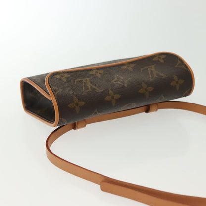 Louis Vuitton Florentine Waist Bag Monogram Canvas, BROWN, CANVAS, Clutche & pouche