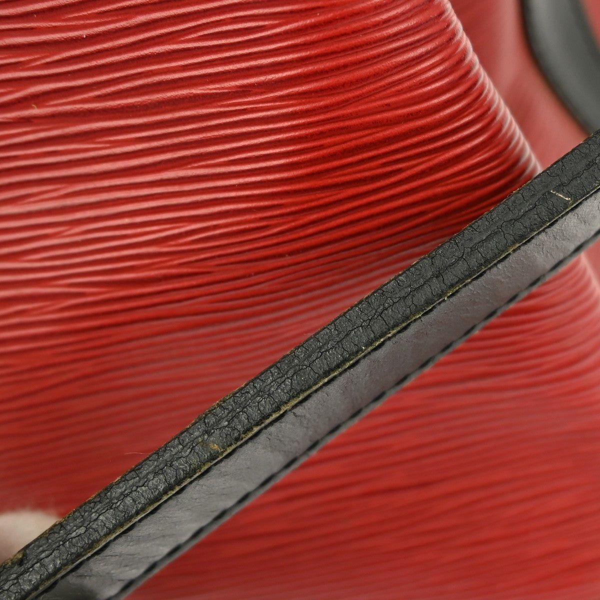 Louis Vuitton Bicolor Petit Noe Handbag Epi Leather, RED, LEATHER, Shoulder bag