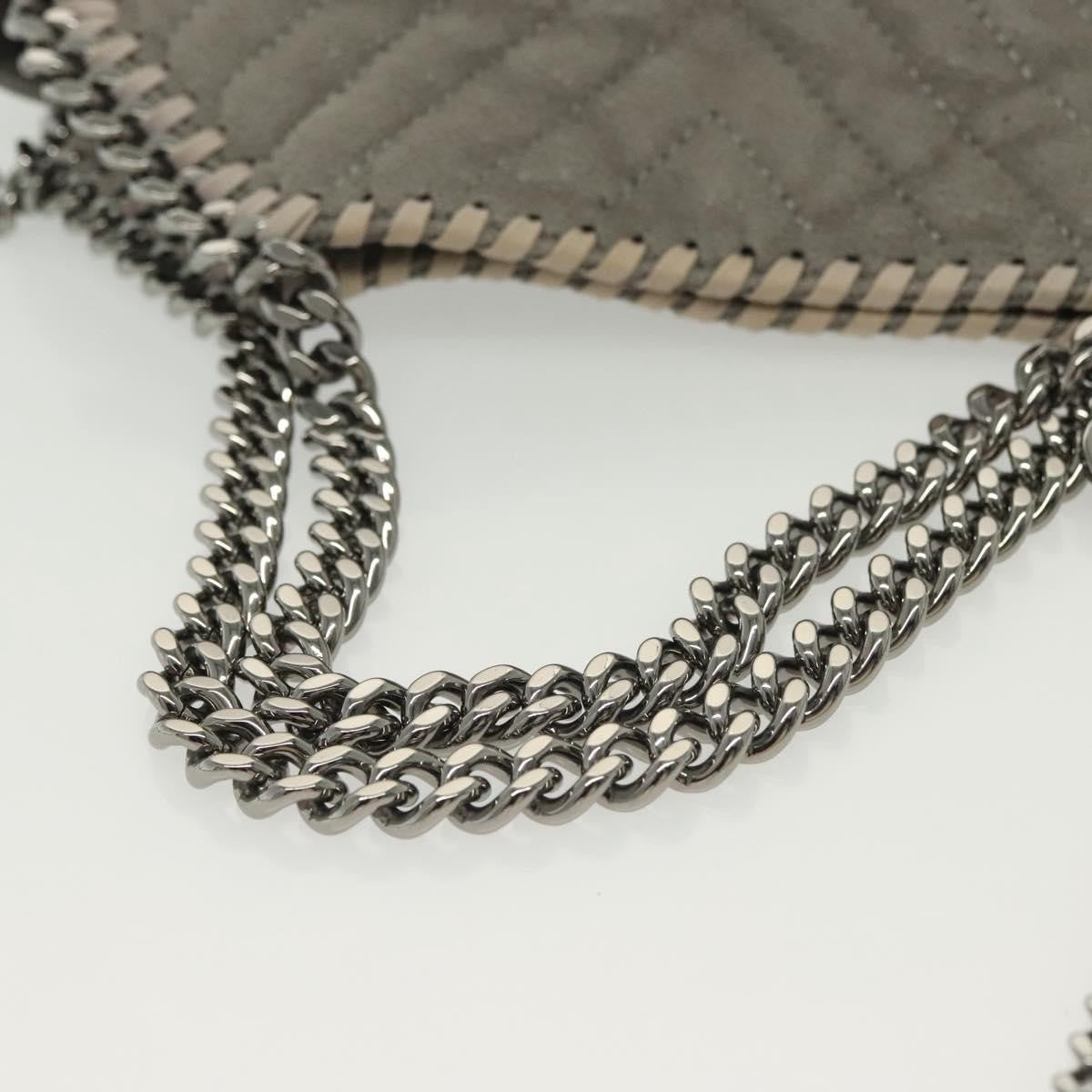 Stella McCartney Falabella Tote Suede, GRAY, SUEDE, Tote bag
