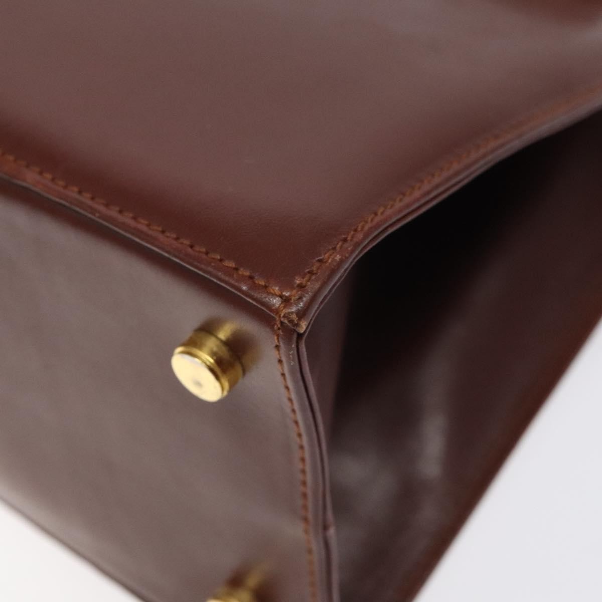 Salvatore Ferragamo Convertible Vara Bow Tote Leather, BROWN, LEATHER, Handbag