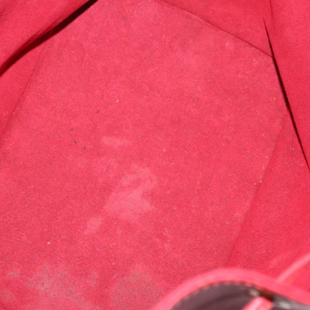 Louis Vuitton Petit Noe Handbag Epi Leather, RED, LEATHER, Shoulder bag