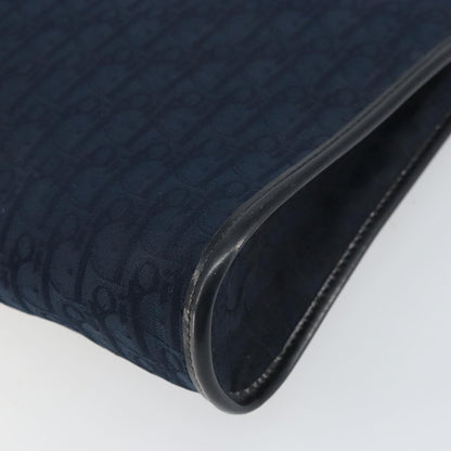 Christian Dior Vintage CD trotter Shoulder bag Canvas, NAVY, CANVAS, Shoulder bag
