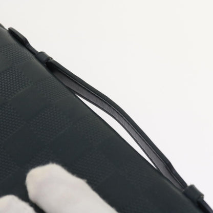 Louis Vuitton Organiser Atholl Leather, BLACK, LEATHER, Clutche & pouche