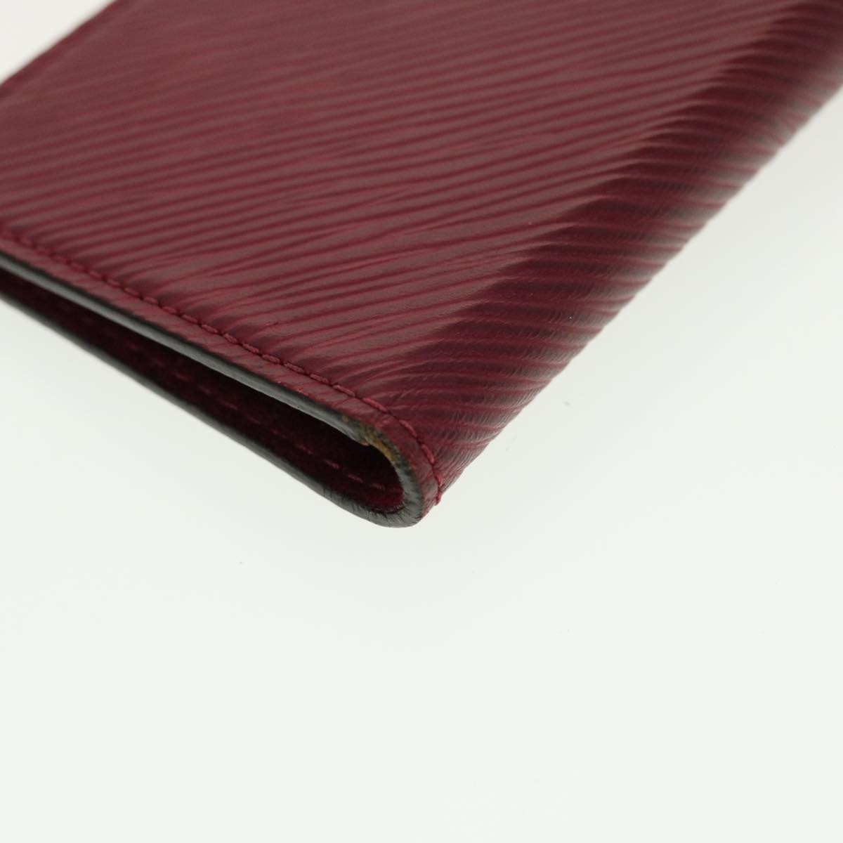 Louis Vuitton iPhone X / XS Folio Epi Leather, BURGUNDY, LEATHER, Tech accessory