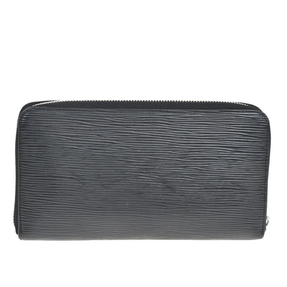 Louis Vuitton Zippy Organizer Epi Leather, BLACK, LEATHER, Wallets