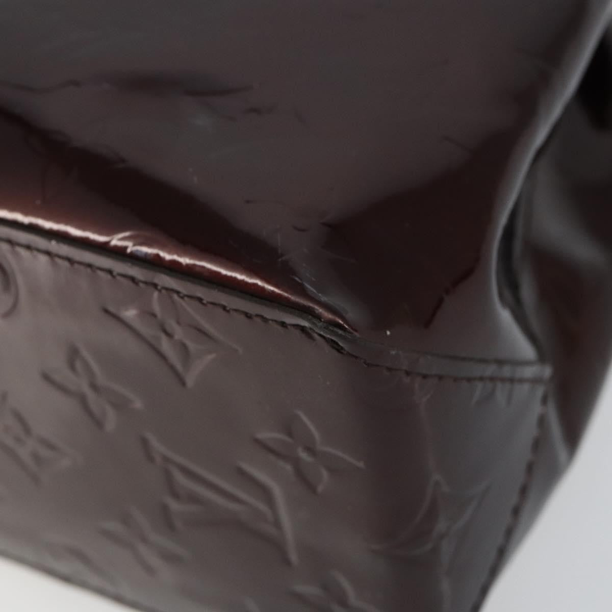 Louis Vuitton Reade Handbag Monogram Vernis, BURGUNDY, PATENT_LEATHER, Handbag