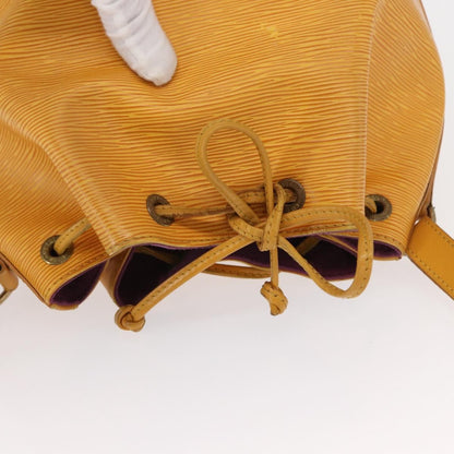 Louis Vuitton Petit Noe Handbag Epi Leather, YELLOW, LEATHER, Shoulder bag