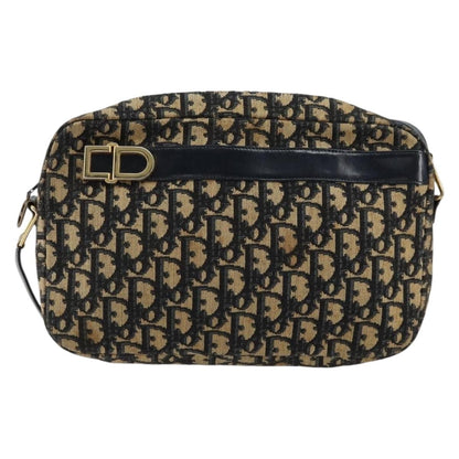 Christian Dior Vintage CD trotter Shoulder bag Canvas, NAVY, CANVAS, Shoulder bag