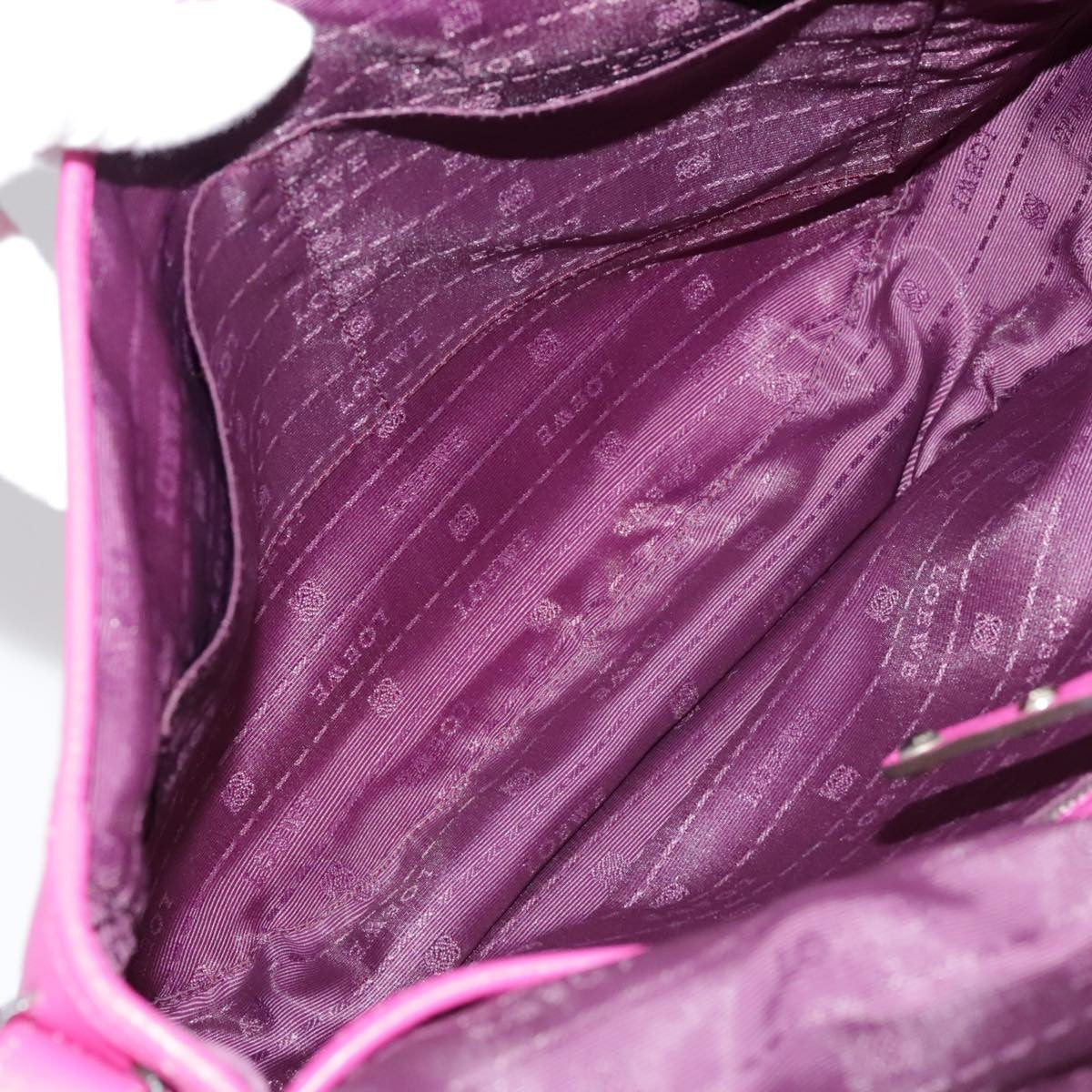 Loewe Heritage Messenger Leather, PINK, LEATHER, Shoulder bag