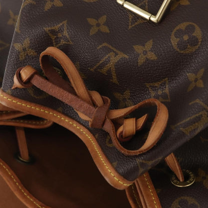 Louis Vuitton Vintage Montsouris Backpack Monogram Canvas, Brown, Canvas, Backpack